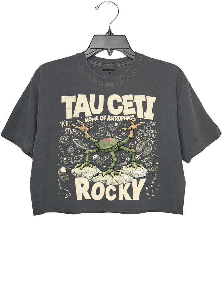 Rocky Tau Ceti Amaze Amaze Amaze Jazz Hands Crop Top