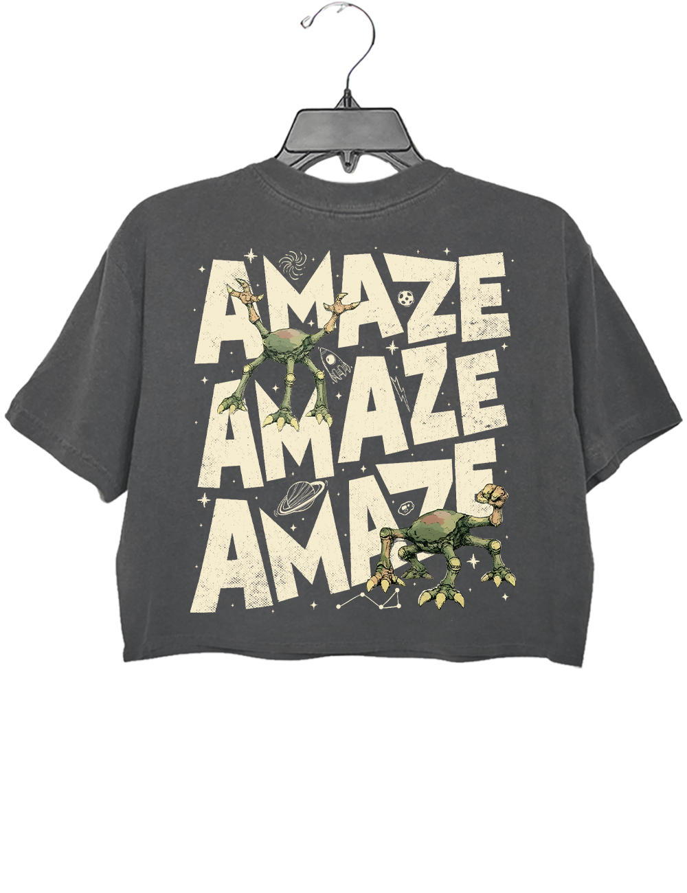Rocky Tau Ceti Amaze Amaze Amaze Jazz Hands Crop Top