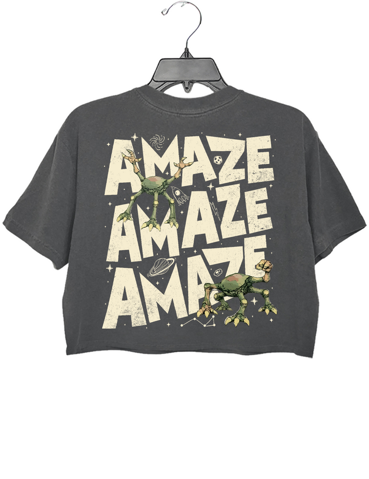 Rocky Tau Ceti Amaze Amaze Amaze Jazz Hands Crop Top