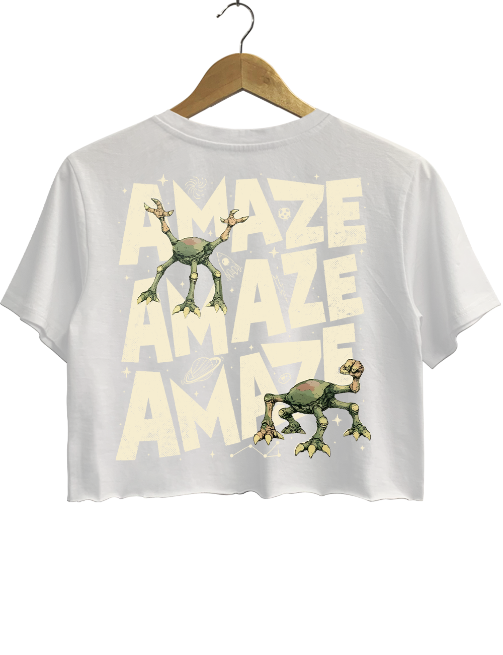 Rocky Tau Ceti Amaze Amaze Amaze Jazz Hands Crop Top