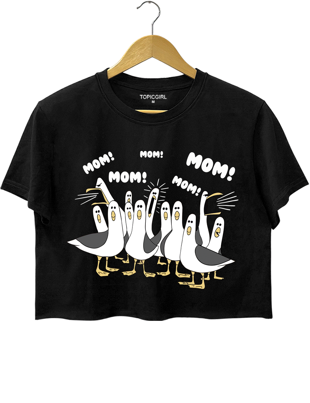 Seagulls Mom Crop Top