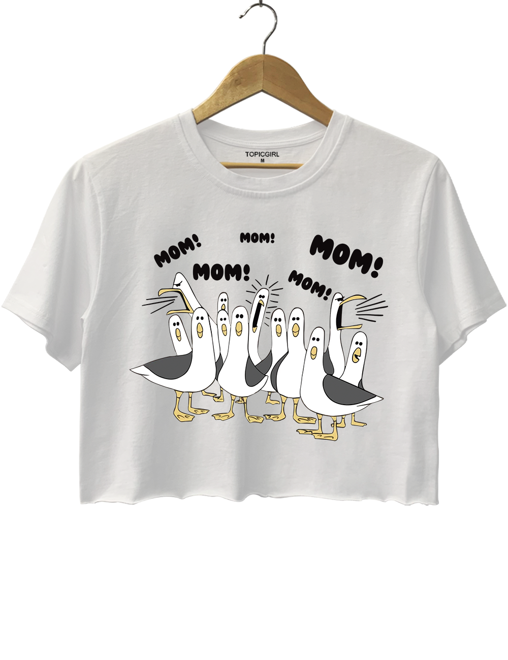 Seagulls Mom Crop Top
