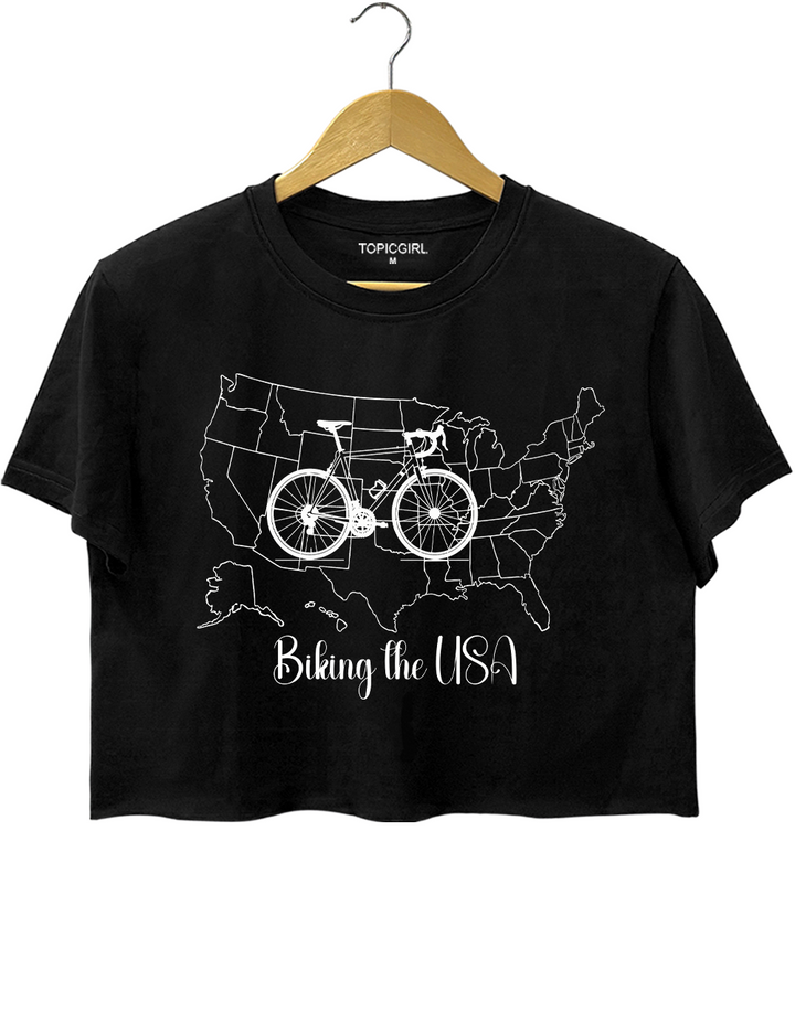 Bicycle Lover Crop Top