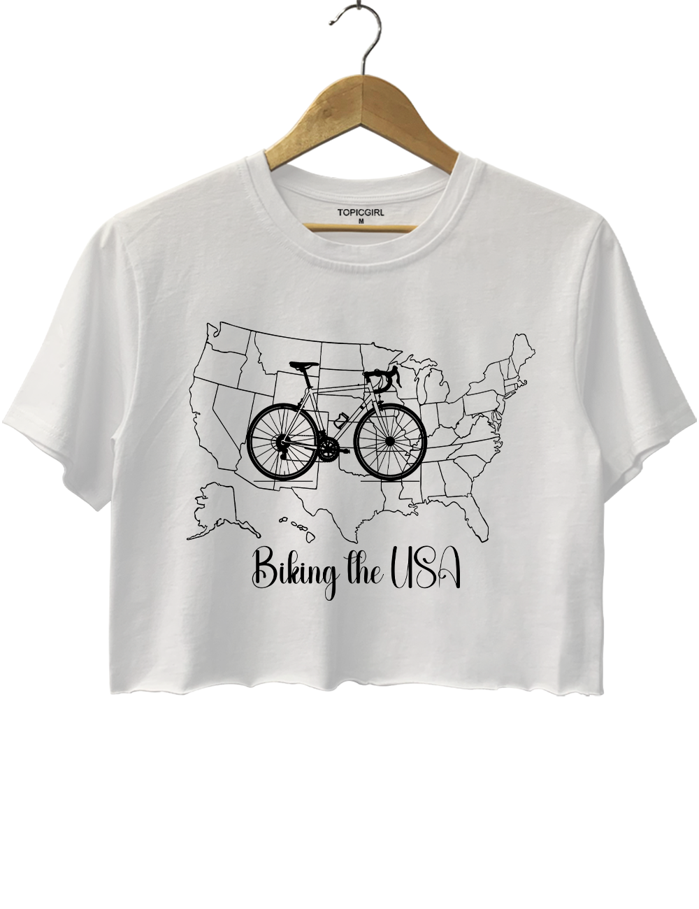 Bicycle Lover Crop Top