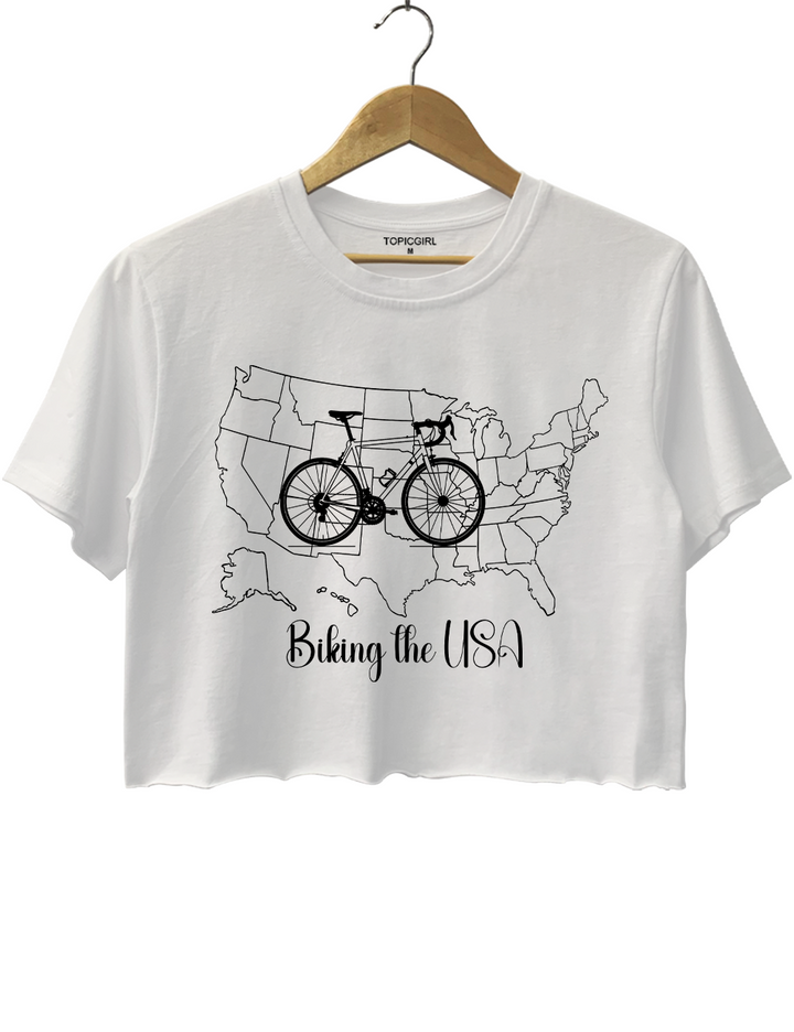 Bicycle Lover Crop Top