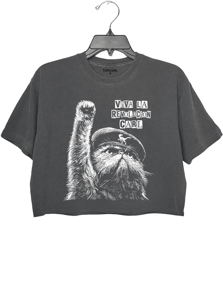 Viva La Revolucion Carl Dungeon Crawler Carl Crop Top
