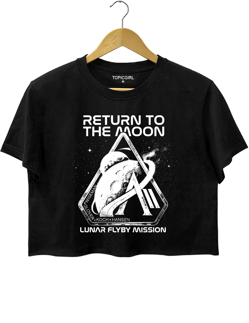 Artemis 2 Return To The Moon Lunar Flyby Crop Top