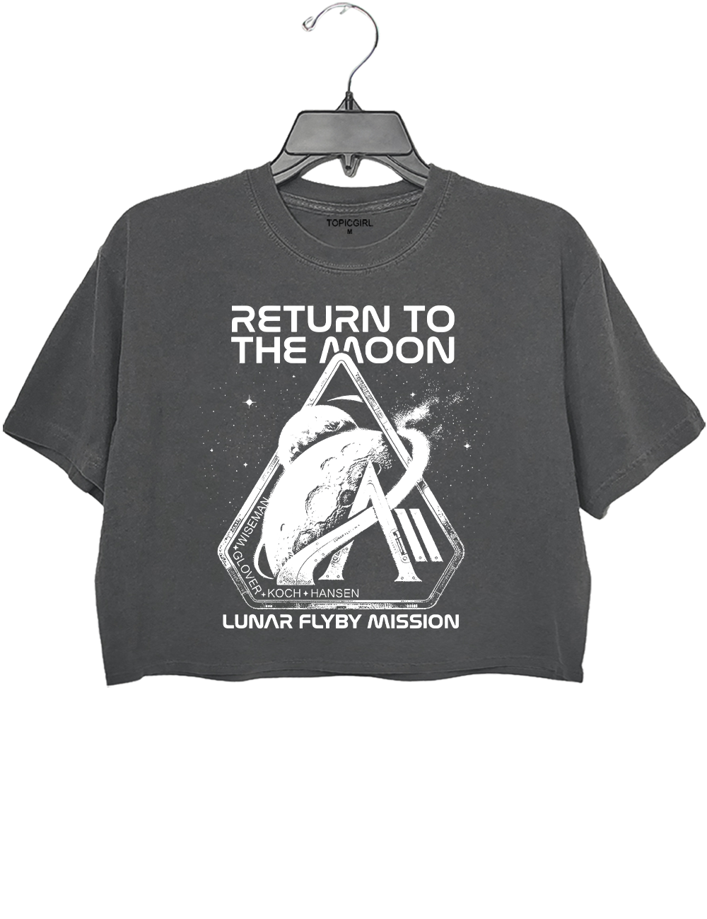 Artemis 2 Return To The Moon Lunar Flyby Crop Top