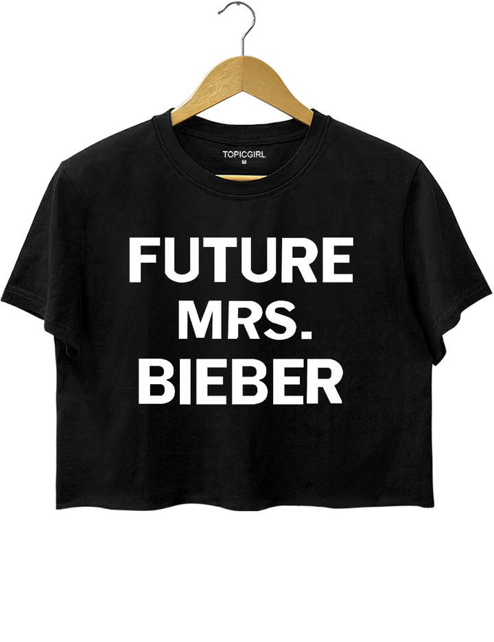 Future Mrs Bieber Crop Top