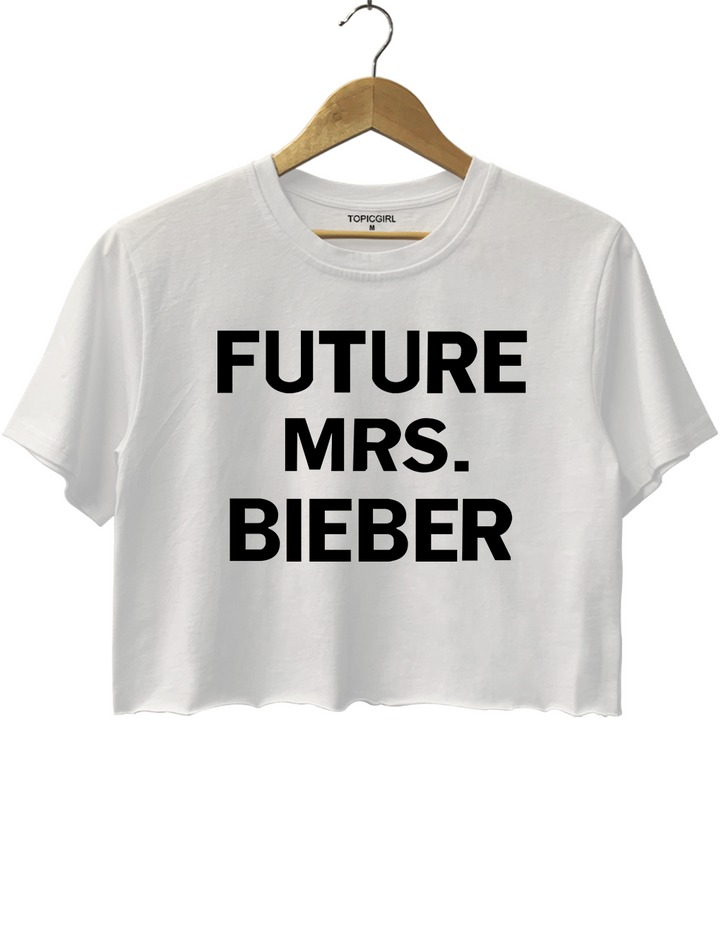 Future Mrs Bieber Crop Top