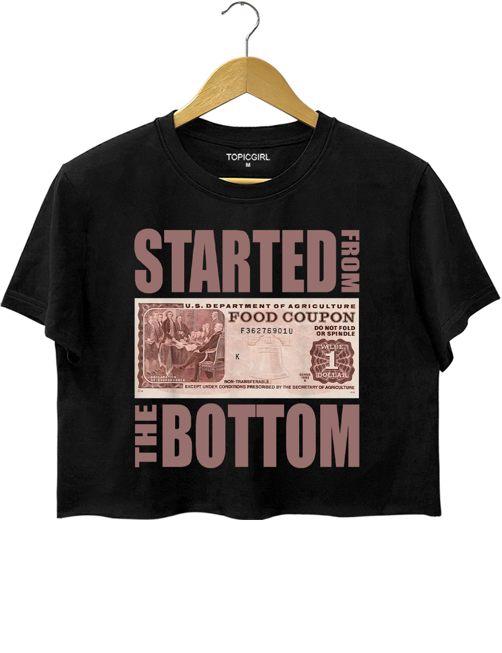Started From The Bottom Crop Top