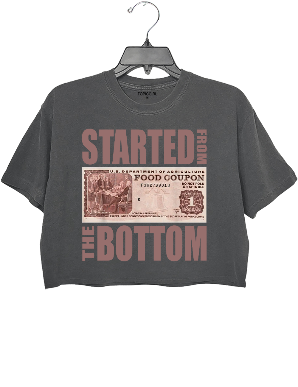 Started From The Bottom Crop Top