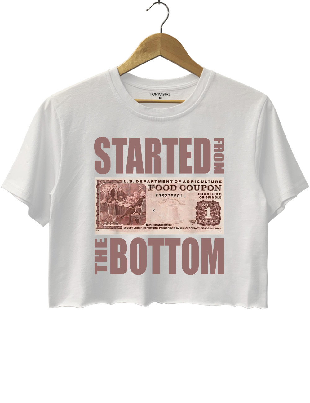 Started From The Bottom Crop Top
