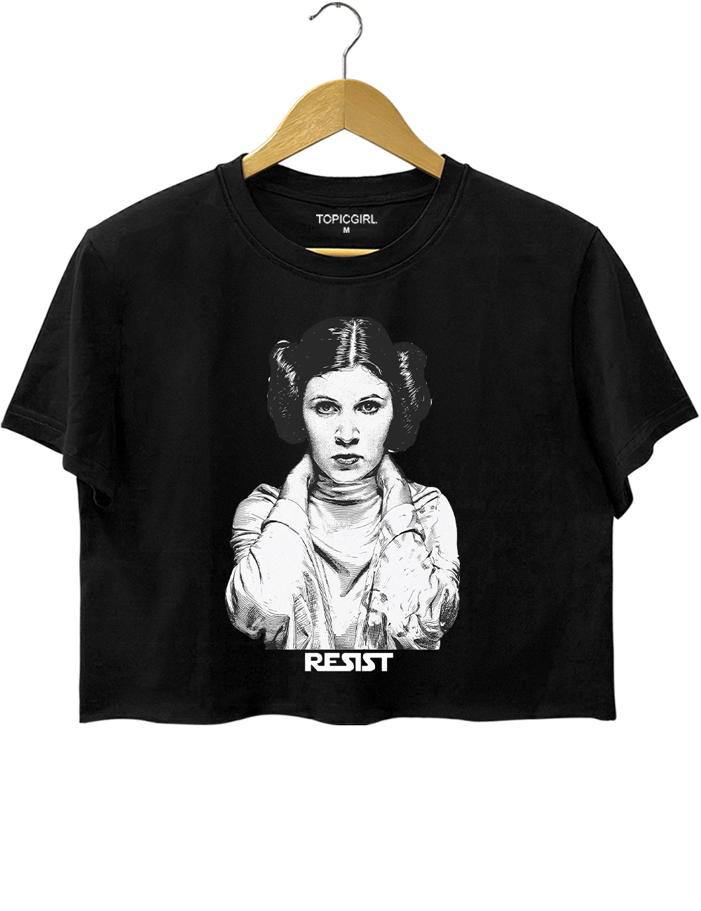 Princess Leia Crop Top