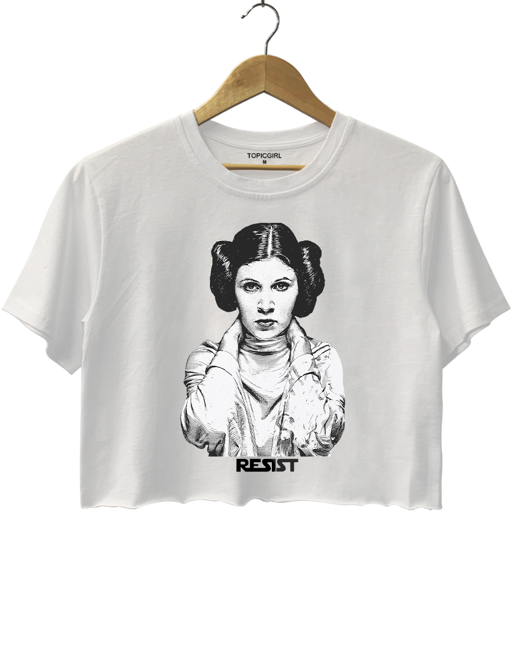 Princess Leia Crop Top