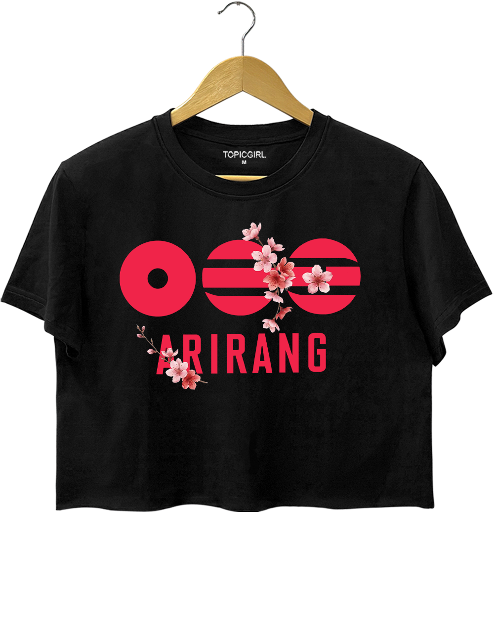 Arirang BTS Floral Crop Top