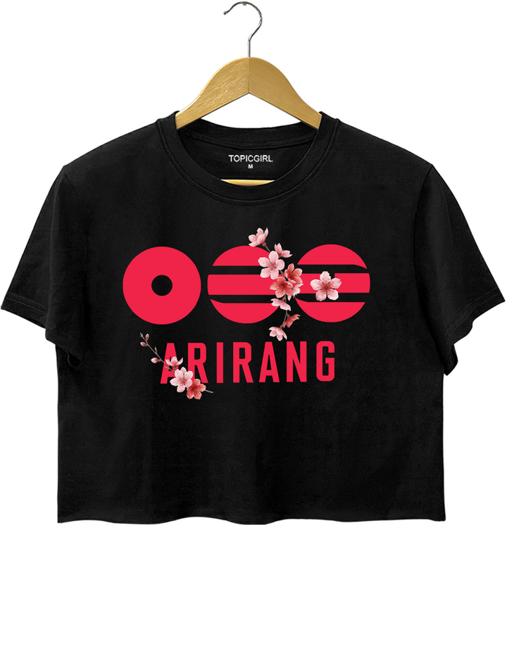 Arirang BTS Floral Crop Top
