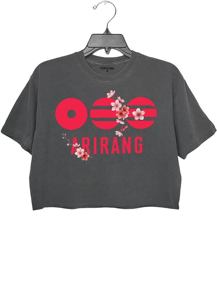 Arirang BTS Floral Crop Top