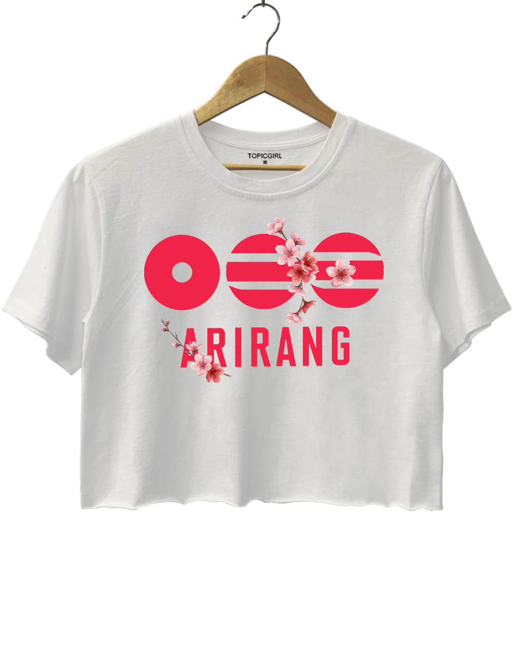 Arirang BTS Floral Crop Top