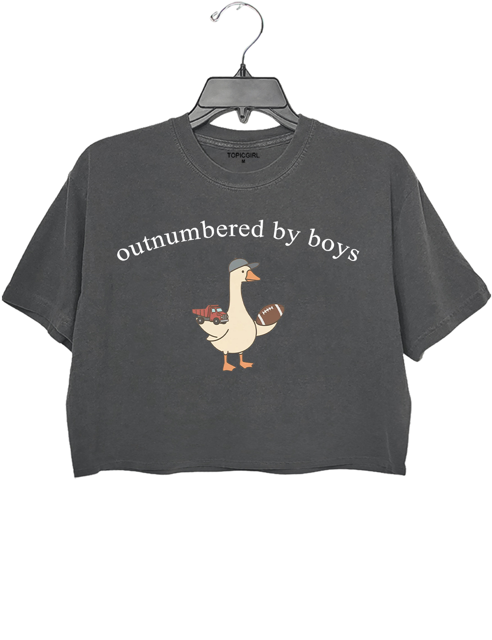 Outnumbered By Boys Crop Top