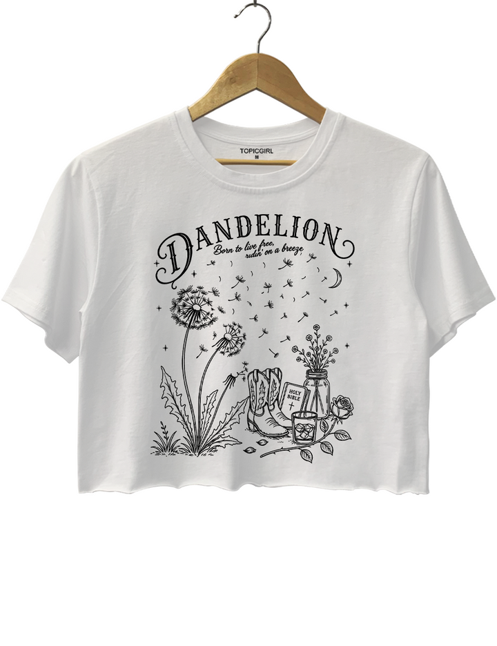 A Little More Dandelion Ella Langley Crop Top