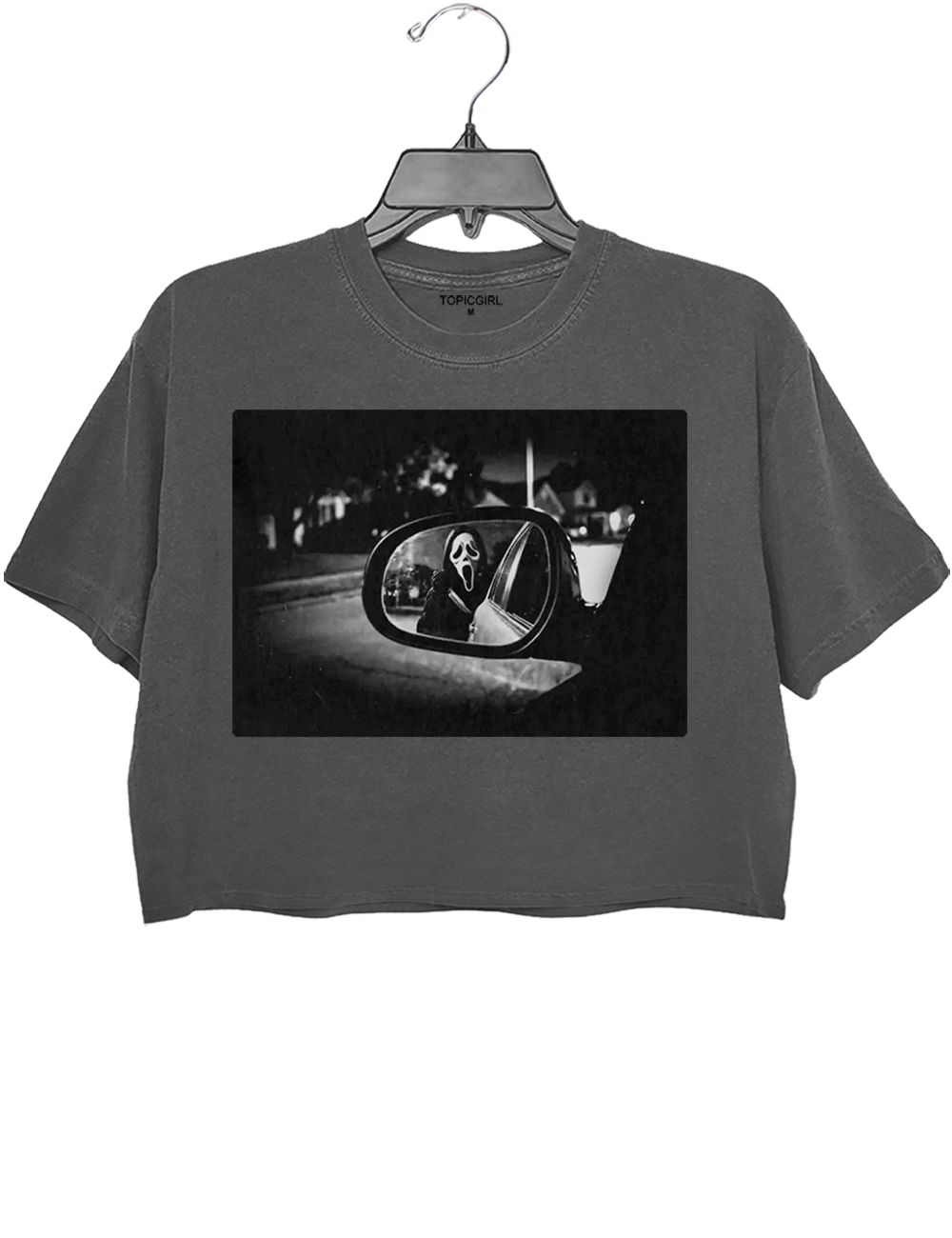 Scream Horror Car Mirror Crop Top