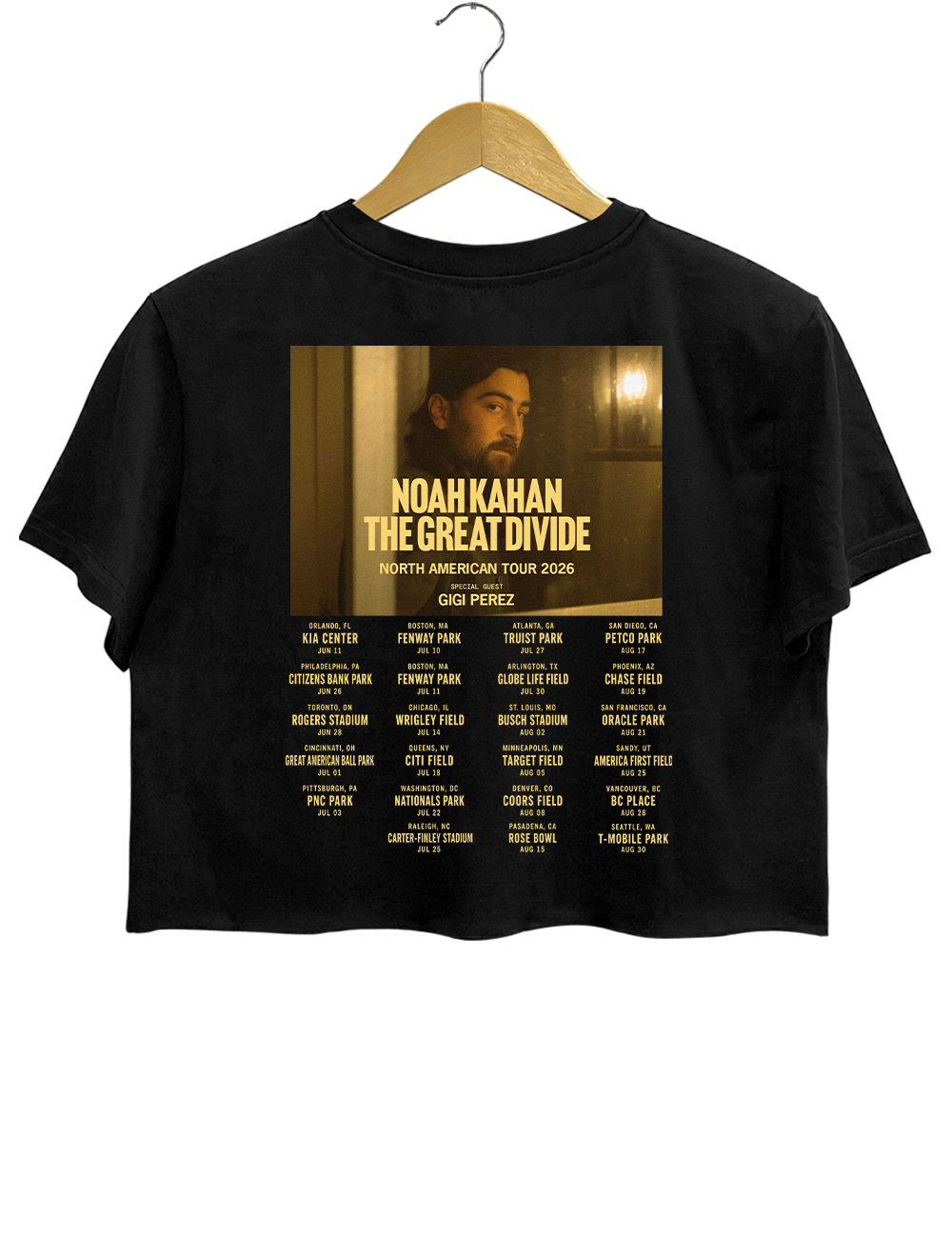 Noah Kahan The Divide Tour Crop Top