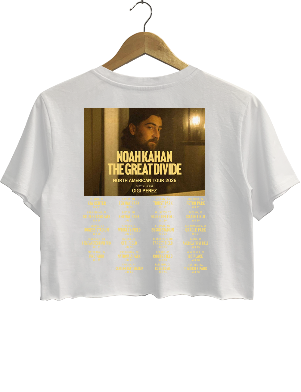 Noah Kahan The Divide Tour Crop Top