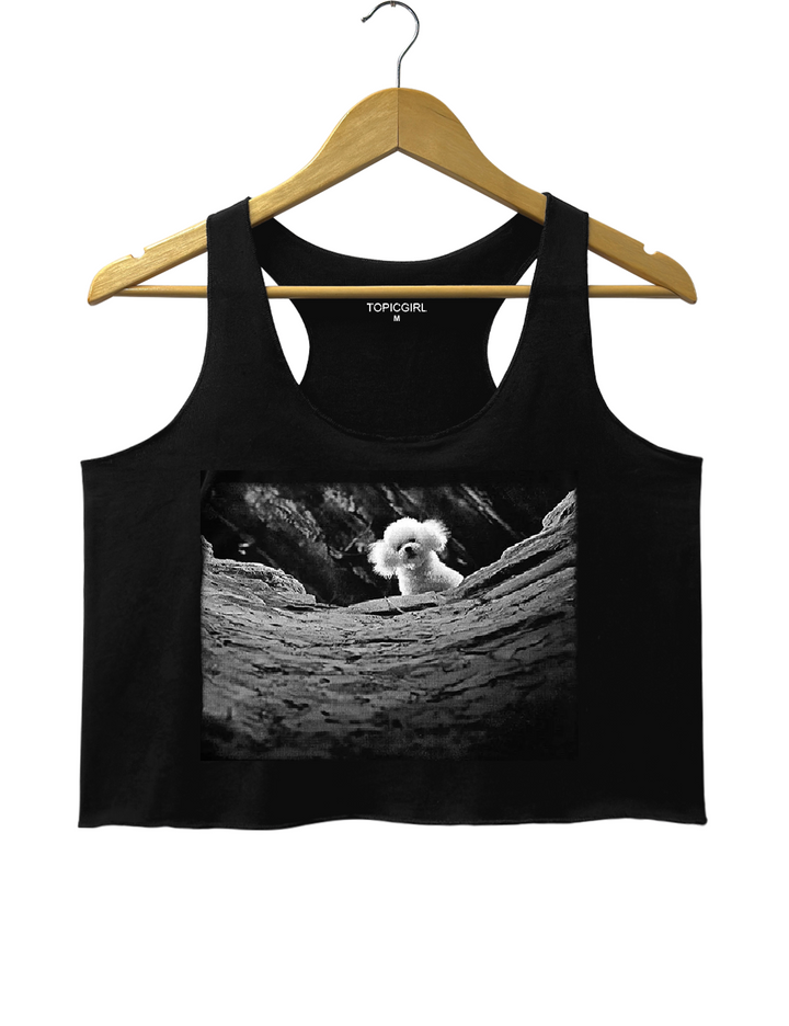 Silence Of The Lambs Dog Crop Tank Top