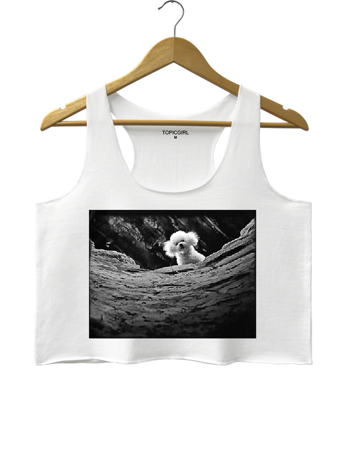 Silence Of The Lambs Dog Crop Tank Top