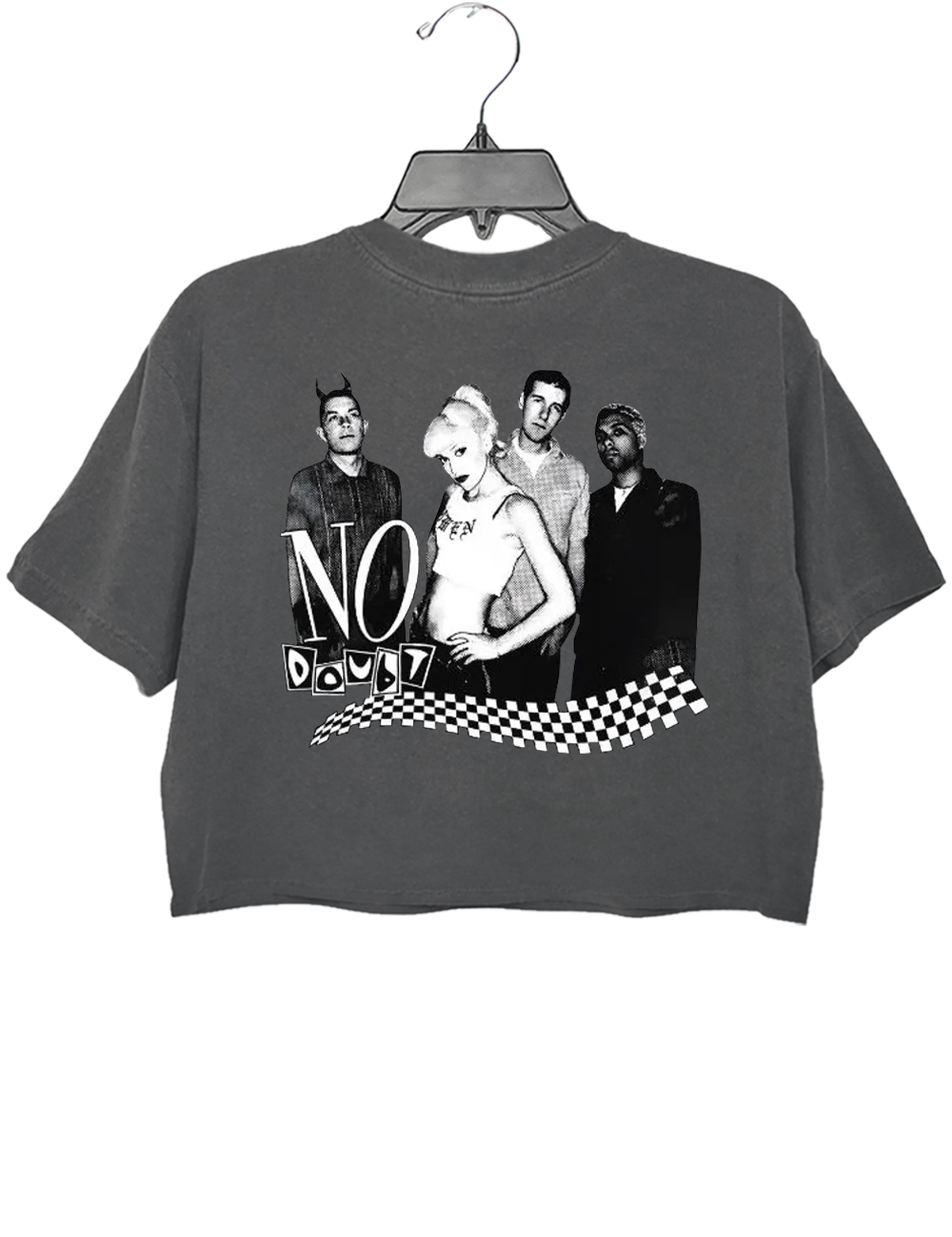 90s Rock Style No Doubt Crop Top