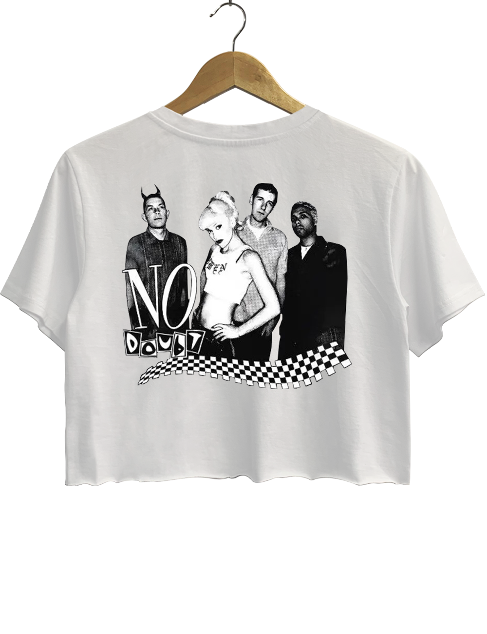 90s Rock Style No Doubt Crop Top