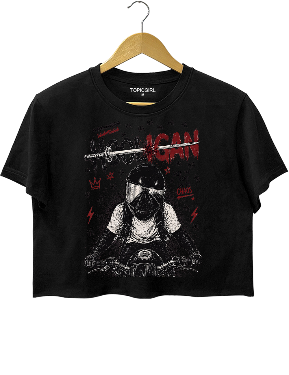 Hooligan Rider K-pop Arirang Street Style Gang Crop Top