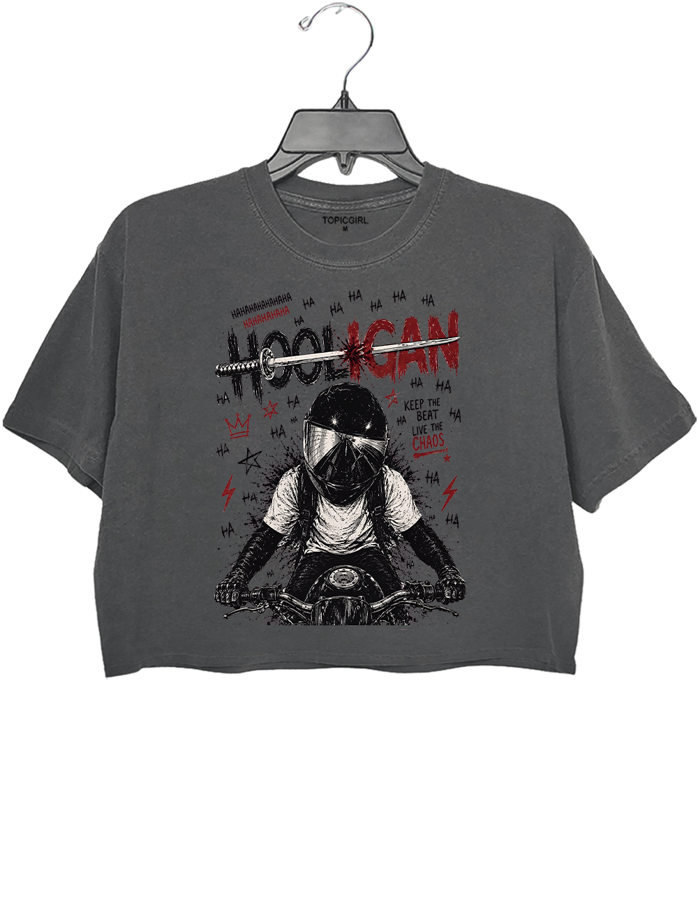Hooligan Rider K-pop Arirang Street Style Gang Crop Top