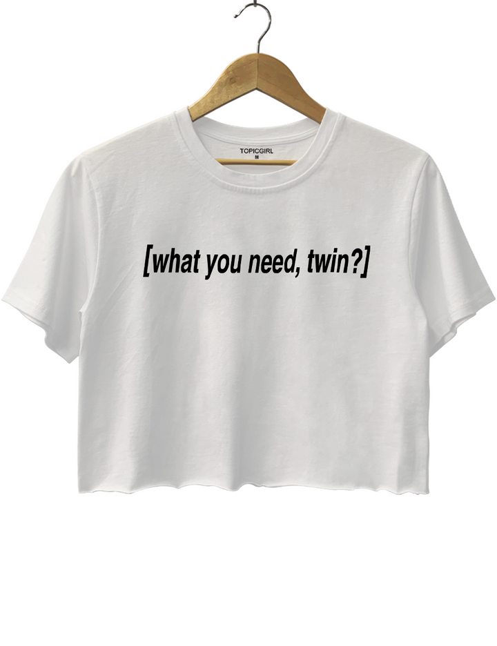 What You Need Twin I Need The Whole Stadium To Jump Crop Top
