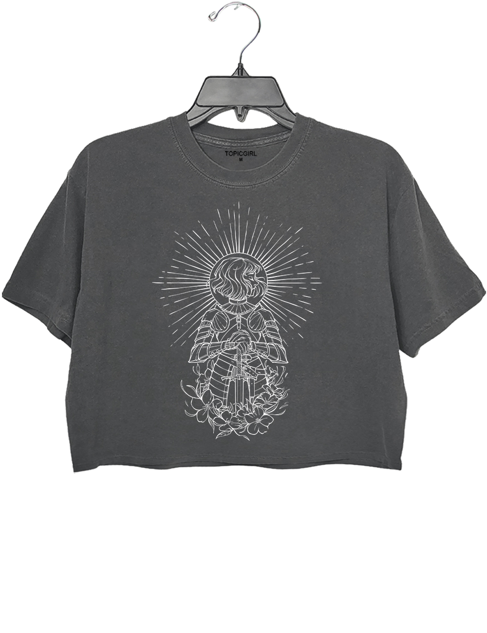 Joan of Arc Feminist History Crop Top