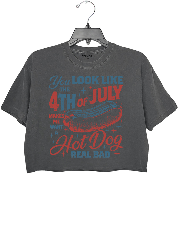 You Look Like The 4th Of July Crop Top