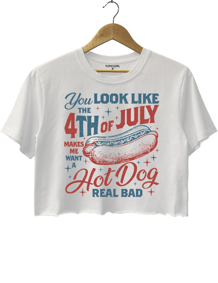 You Look Like The 4th Of July Crop Top