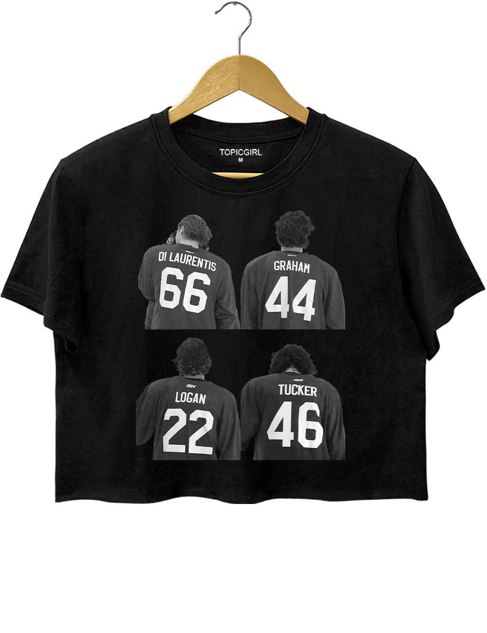 Off-Campus Garrett Logan Dean Tucker Crop Top