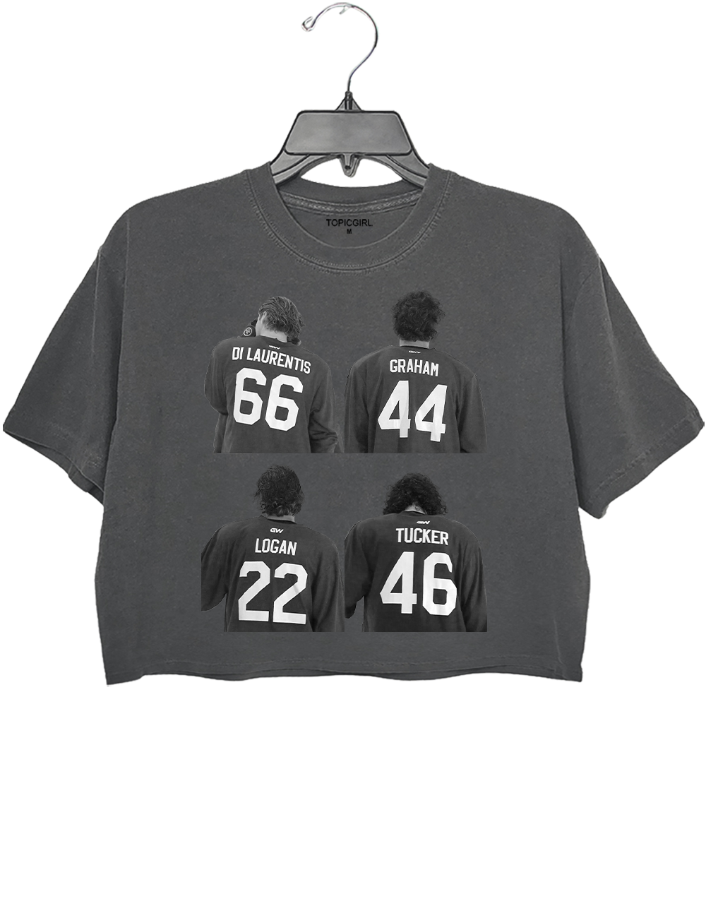 Off-Campus Garrett Logan Dean Tucker Crop Top