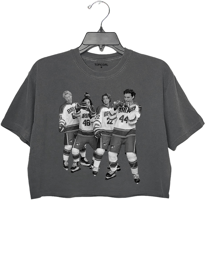 Garrett Logan Dean Tucker Off-Campus Crop Top