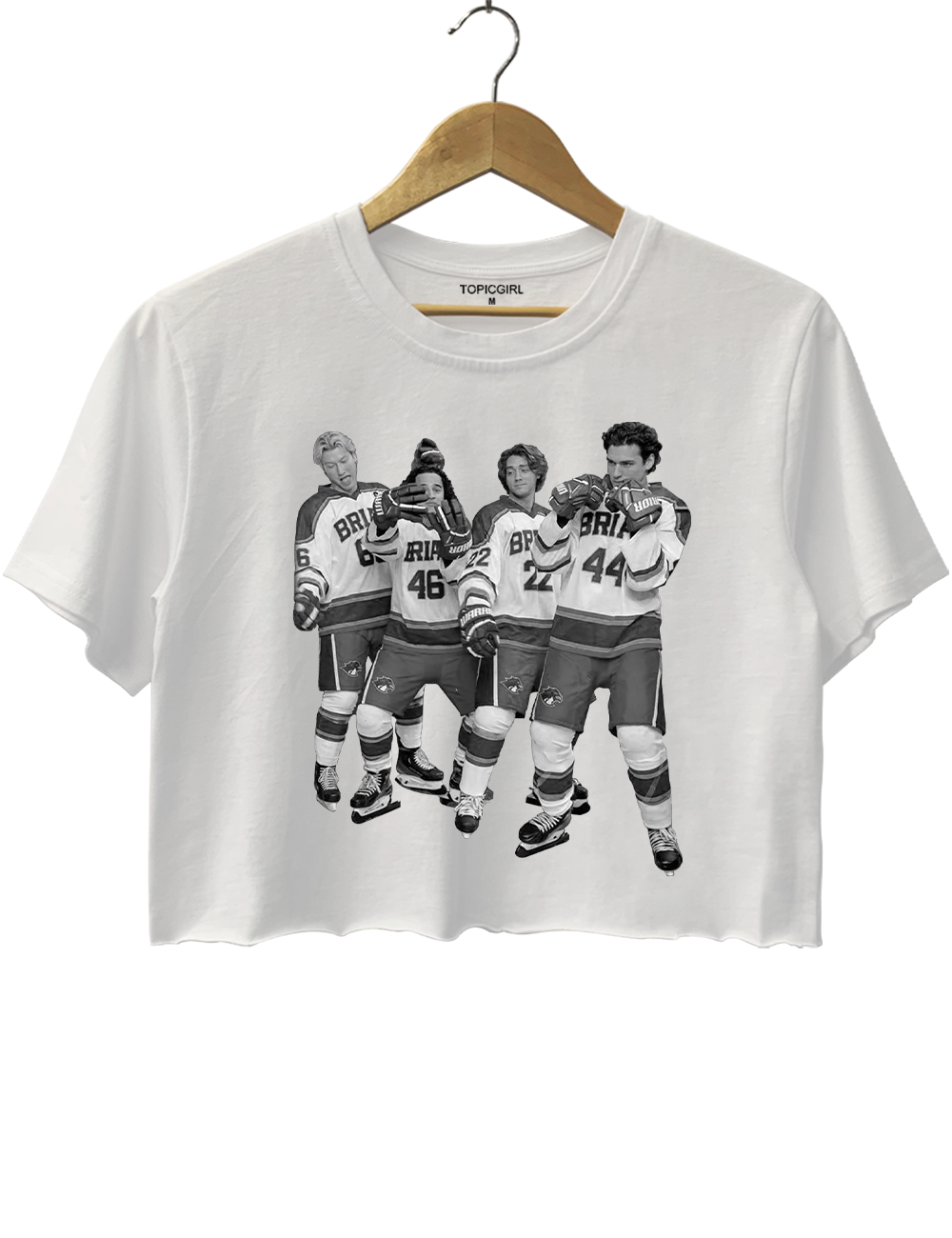 Garrett Logan Dean Tucker Off-Campus Crop Top