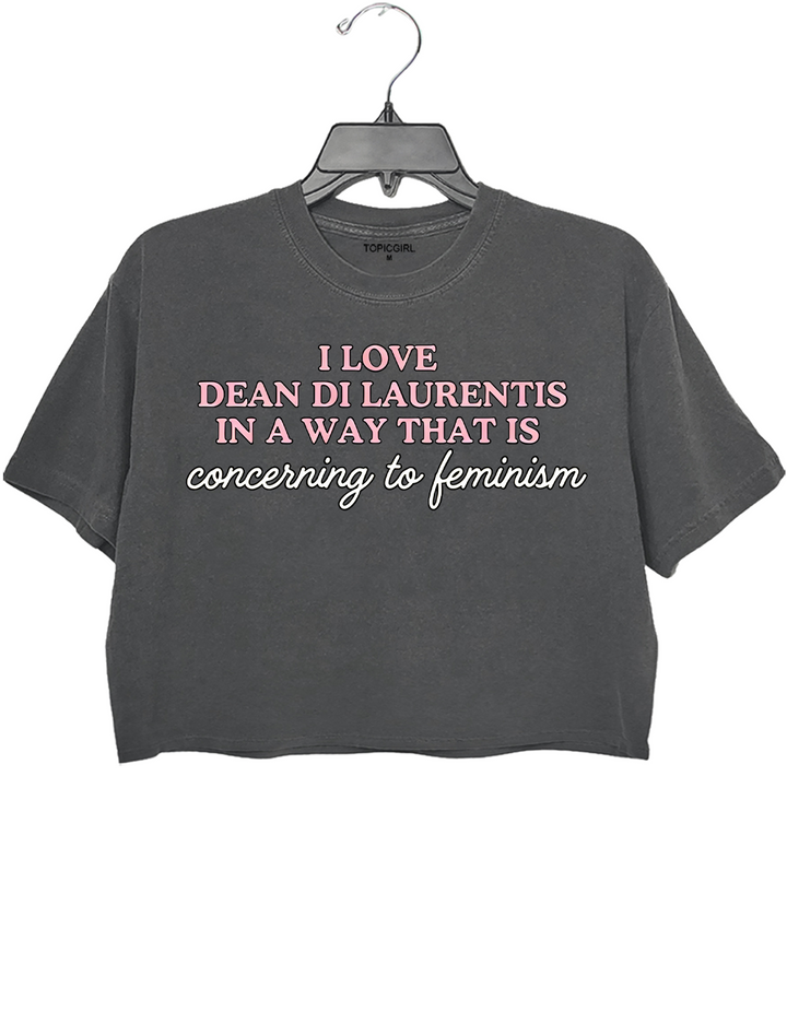 I Love Dean Di Laurentis In A Way That Is Concerning To Feminism Crop Top