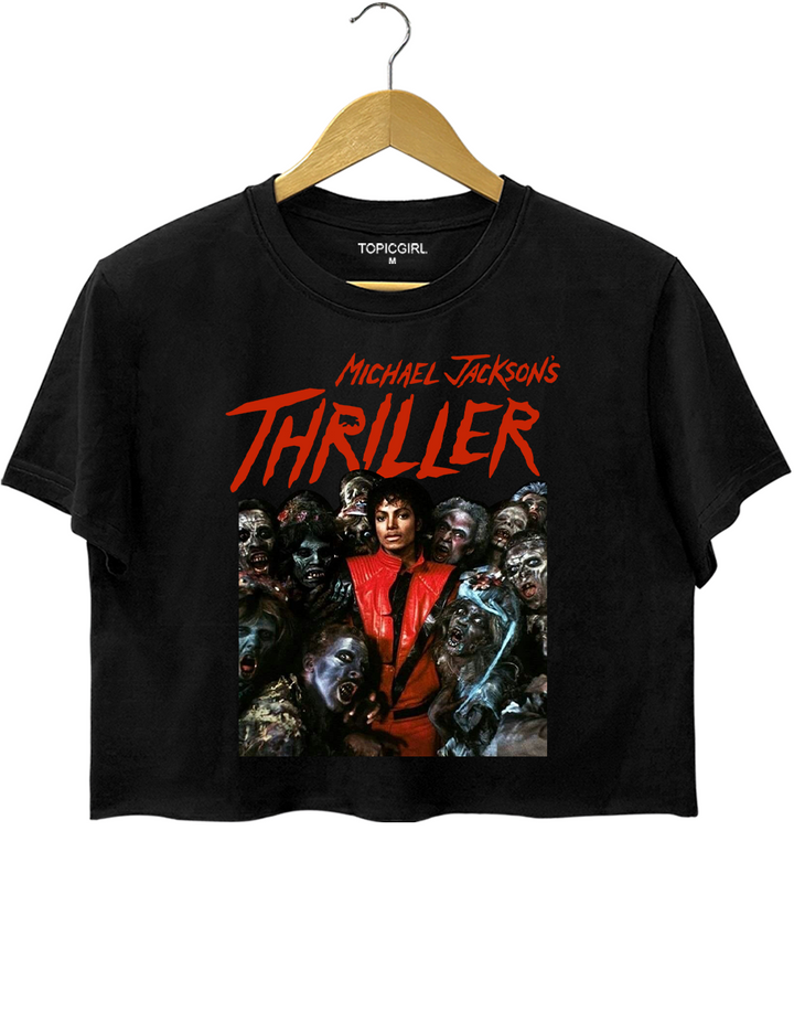 Michael Jackson Thriller Crop Top