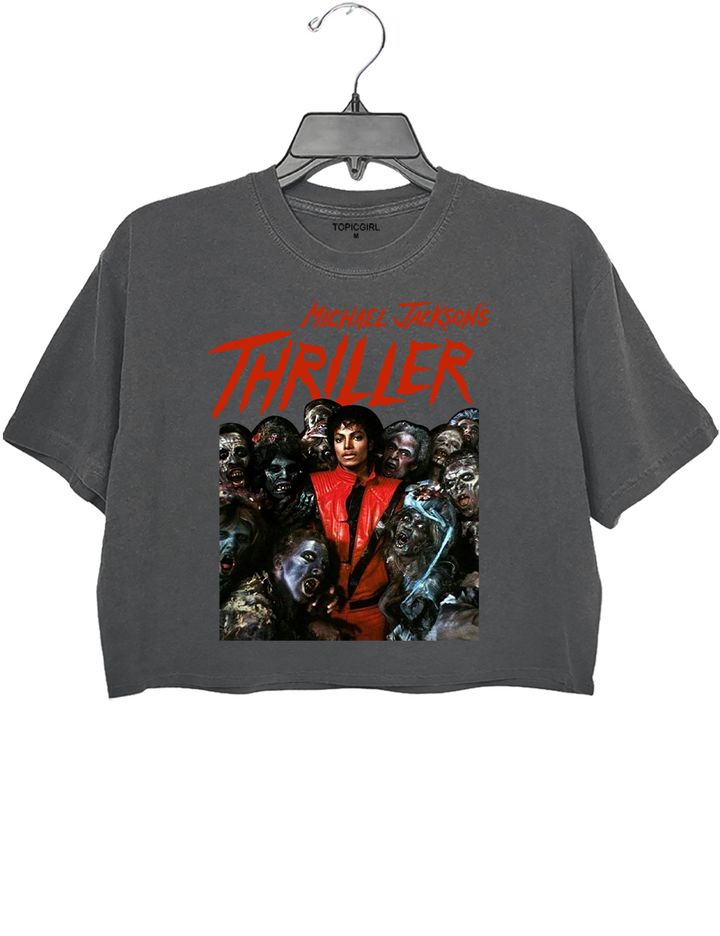 Michael Jackson Thriller Crop Top