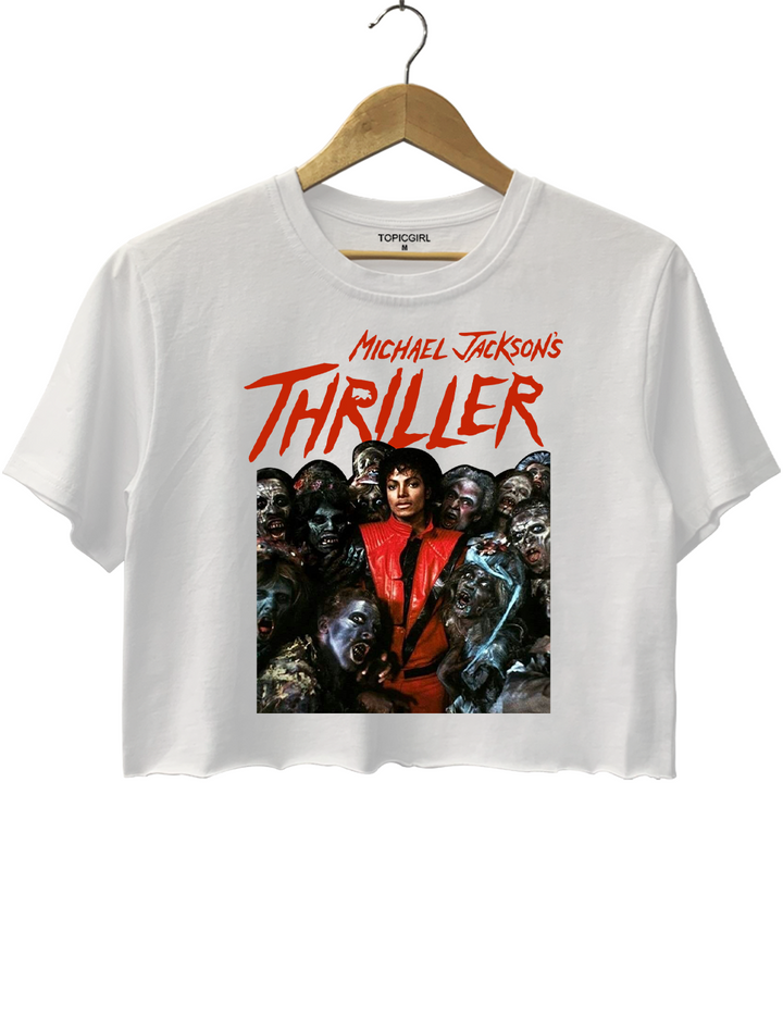 Michael Jackson Thriller Crop Top