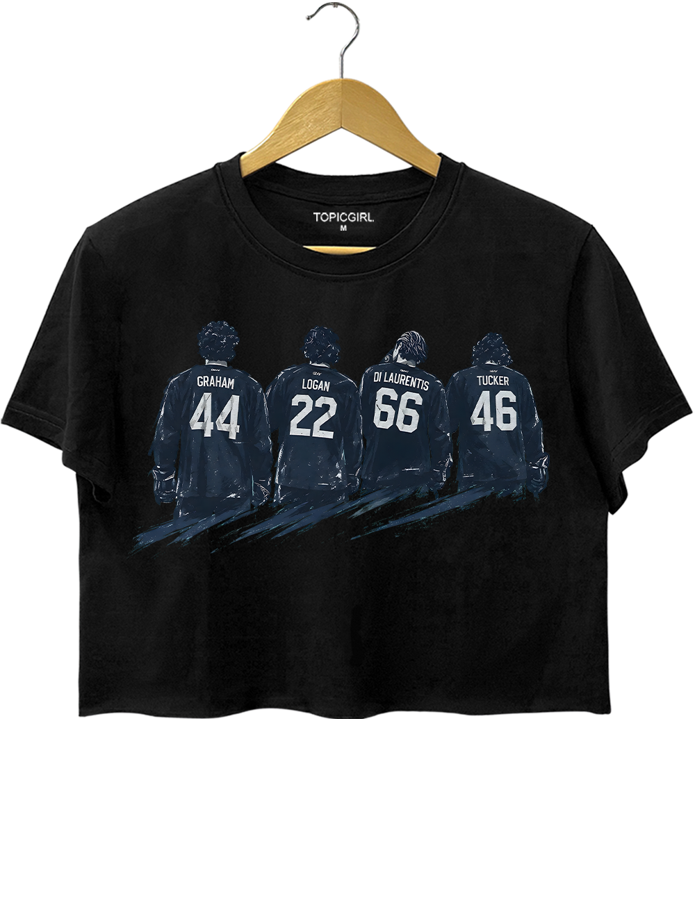 Hockey Romance Crop Top