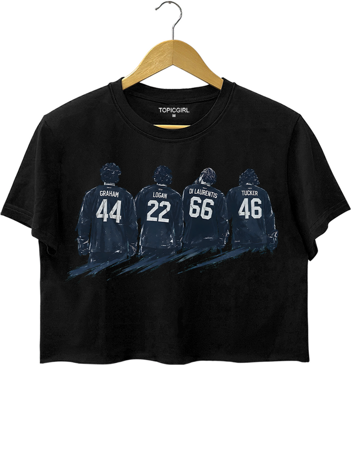 Hockey Romance Crop Top
