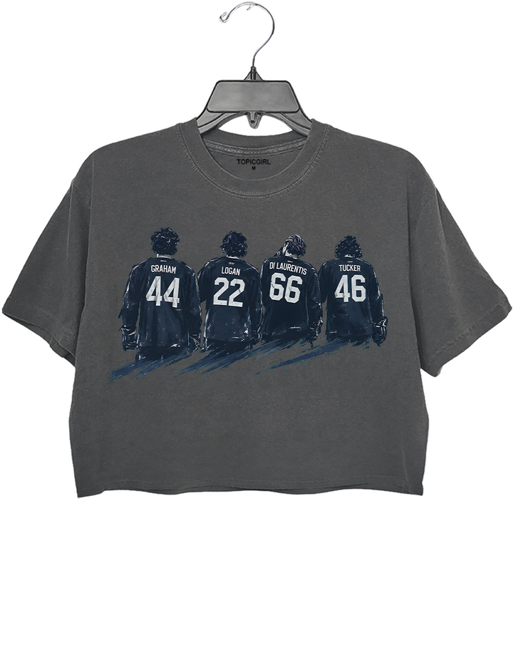 Hockey Romance Crop Top