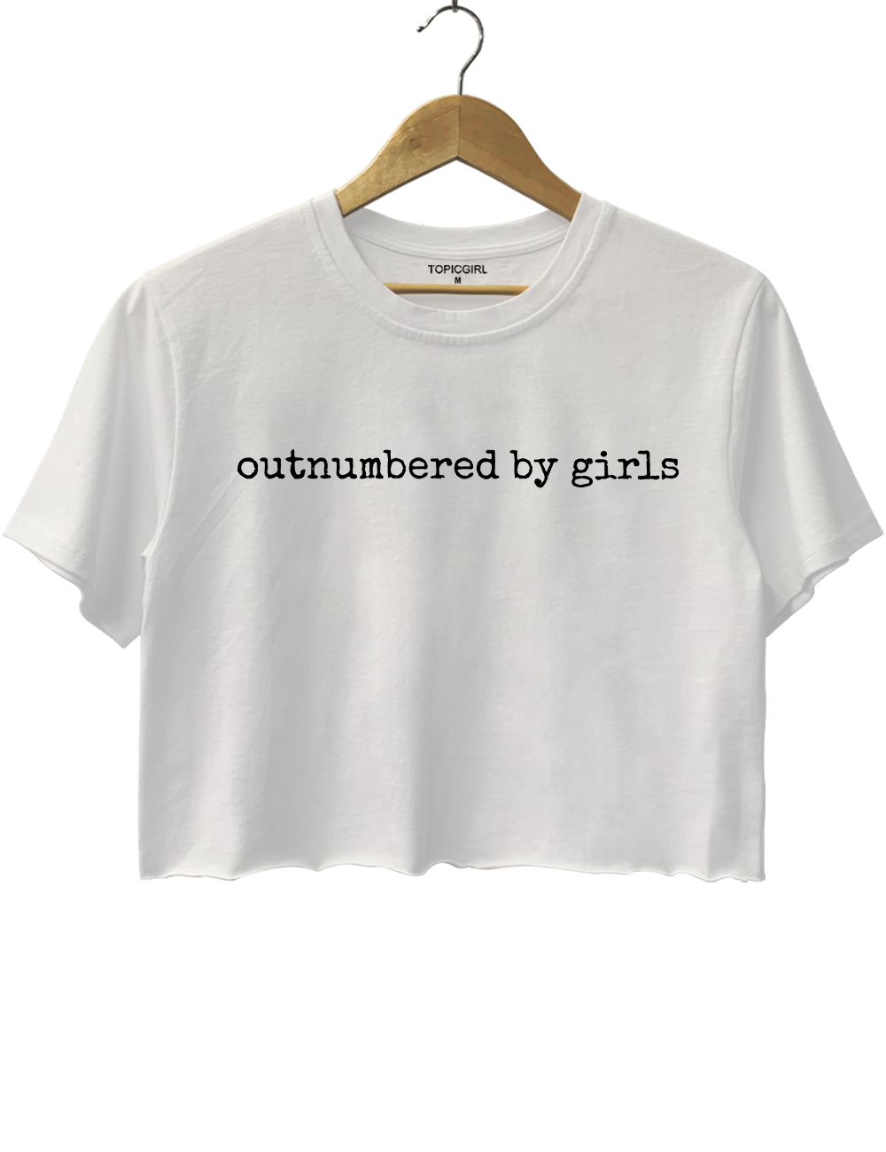 Outnumbered By Girls Crop Top